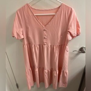 Shein Pink babydoll dress